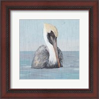 Framed Pelican Wash II