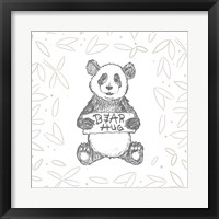 Framed 'Animal Hugs II' border=