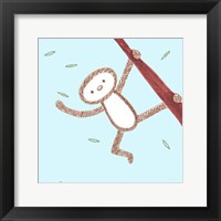 Framed Monkey Love