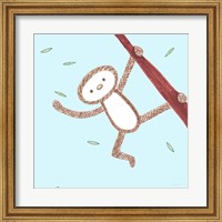 Framed Monkey Love