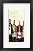 Framed Wine Typography II