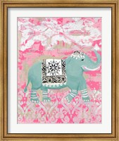 Framed Pink Bazaar II