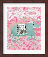 Framed Pink Bazaar II