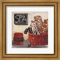 Framed Red Jungle Spa I