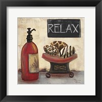 Red Jungle Spa II Framed Print