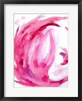 Framed Pink Swirl II