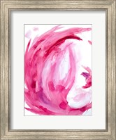 Framed Pink Swirl II