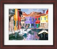 Framed Burano Village