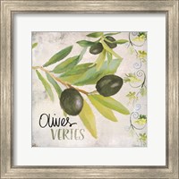 Framed 'Olives Vertes' border=