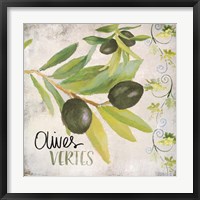 Framed Olives Vertes