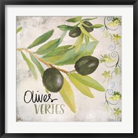 Framed 'Olives Vertes' border=