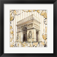 Framed Golden Paris II