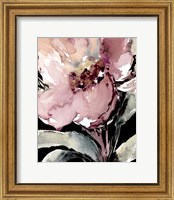 Framed 'Happy Bloom on Black II' border=