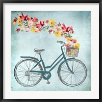 Framed Floral Day Bike II