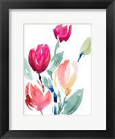 Framed Happy Tulips I