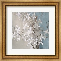 Framed Misty Orchids (Blue) I