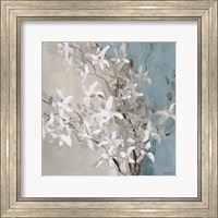 Framed Misty Orchids (Blue) I