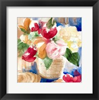 Framed Bright Flower Basket