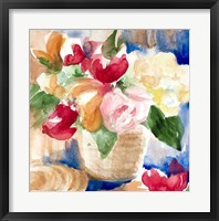 Framed Bright Flower Basket