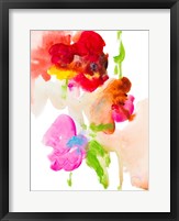 Framed Abstract Flower Study