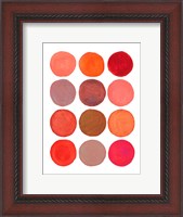 Framed Circle Around in Coral