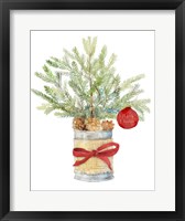 Framed Merry Christmas Fir Tree