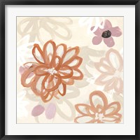 Flowery Thoughts I Framed Print