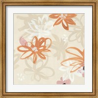 Framed 'Flowery Thoughts II' border=