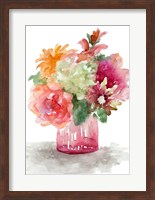 Framed Spring Florals in Vase
