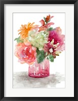 Framed Spring Florals in Vase