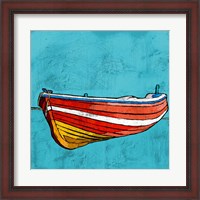 Framed Little Red Rowboat