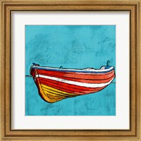 Framed Little Red Rowboat