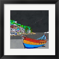 Boat Ride along the Coast I Framed Print