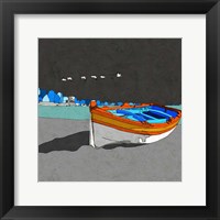 Boat Ride along the Coast II Framed Print