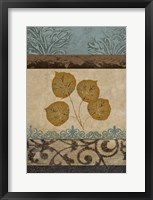 Framed Decorative Leaves II