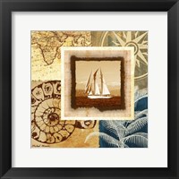 Sailing the Seas I Framed Print