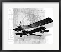 Framed 'Flight Plans BW II' border=