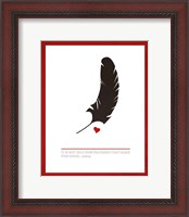 Framed Fine Feathers