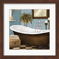 Framed 'Afternoon Bath II' border=