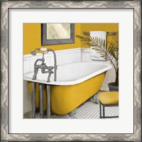 Framed 'Sunny Bath I' border=