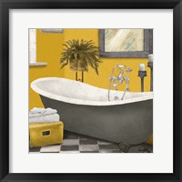 Framed 'Sunny Bath II' border=