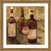 Framed Bottle of Wine I