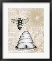 Framed 'Bee Hives I' border=