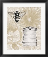 Framed 'Bee Hives II' border=