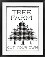 Framed Tree Farm Buffalo Plaid