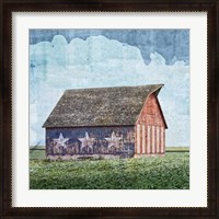 Framed American Barn