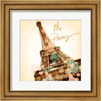 Framed Oh Paris