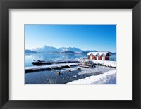 Framed Fishing Dock on the Fjord