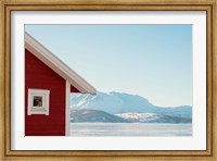 Framed Winter Cabin