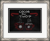 Framed Cocoa for Two